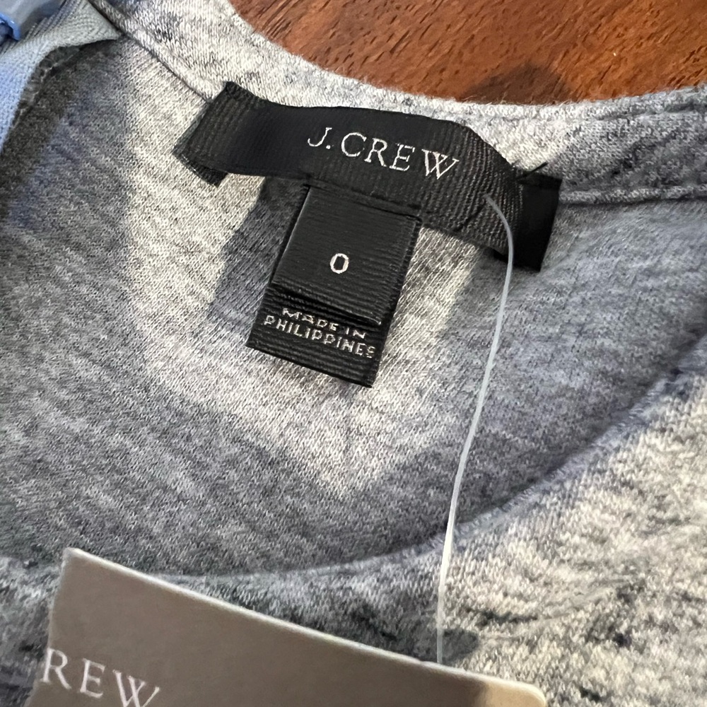 J. Crew Heather Gray Midi Dress - Picture 2 of 4